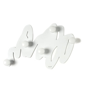 Appendiabiti Marea Arti & Mestieri effetto marmo bianco 50x32 cm