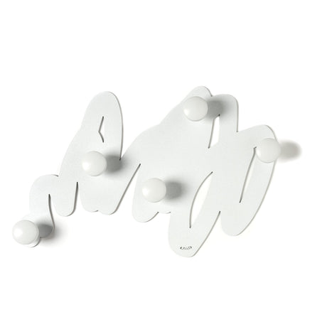 Appendiabiti Marea Arti & Mestieri effetto marmo bianco 50x32 cm