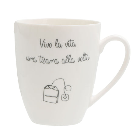 Tazza mug Gli Onesti La Porcellana Bianca in porcellana 450ml