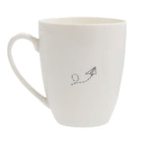 LA PORCELLANA BIANCA Gli Onesti Tazza MUG Buongiorno 450ml Bianco