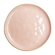 Piatto frutta Concerto Rose & Tulipani in stoneware color cipria 20 cm