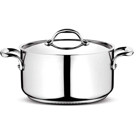 Casseruola Accademia Lagostina in acciaio inox 22 cm con coperchio