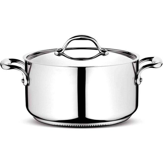 Casseruola Accademia Lagostina in acciaio inox 22 cm con coperchio
