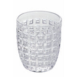 VILLA D'ESTE HOME TIVOLI Geometrie Set 6 Pezzi Bicchieri Acqua 350ml Vetro Trasparente