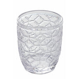 VILLA D'ESTE HOME TIVOLI Geometrie Set 6 Pezzi Bicchieri Acqua 350ml Vetro Trasparente