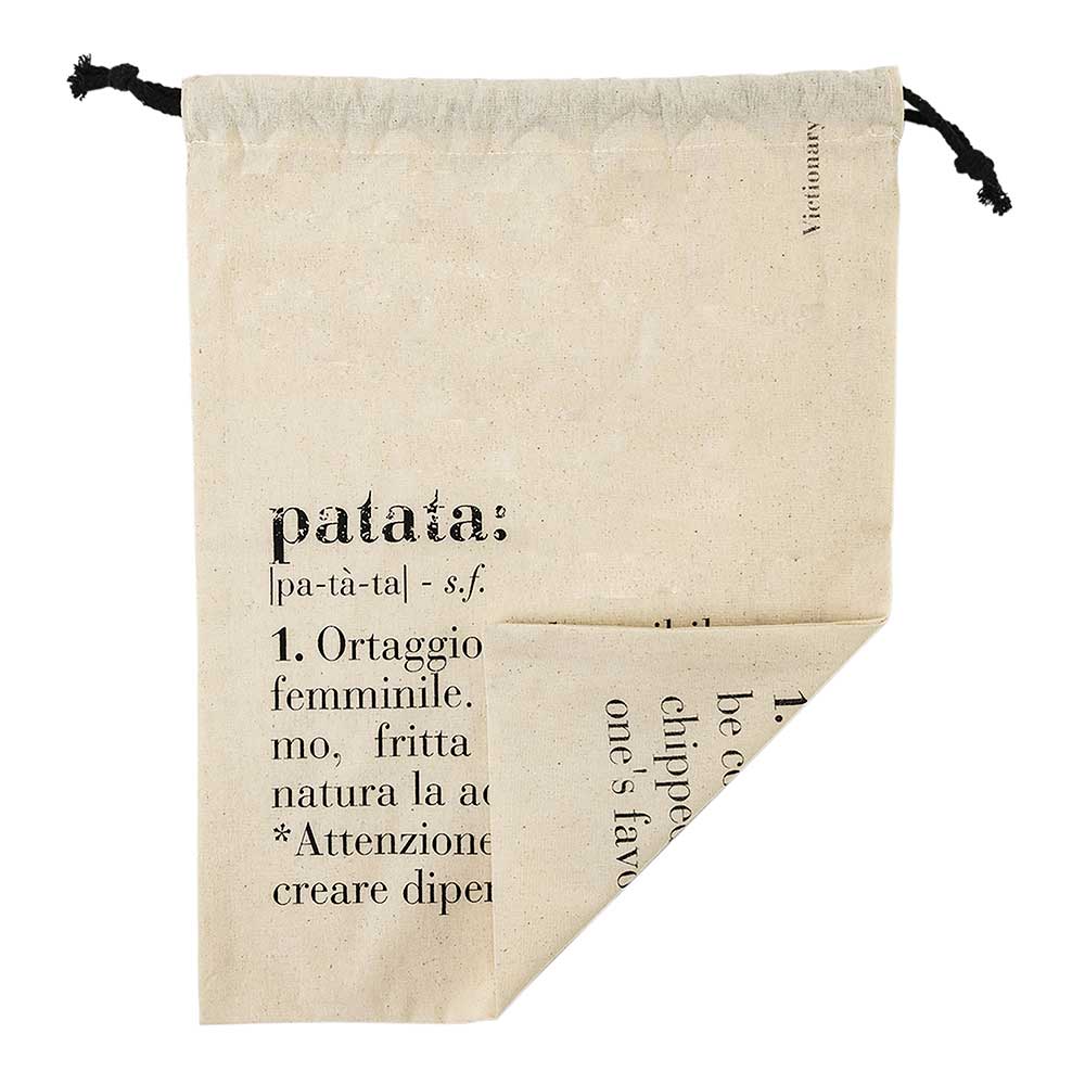 VILLA D'ESTE HOME TIVOLI Sacchetto Potato Patata 40x30cm in Cotone
