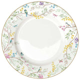 EASY LIFE Servizio Tavola Piatti Set 18 Pezzi in Porcellana Birds Melody