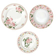 Set piatti Chant Des Roses Easy Life in porcellana decoro floreale 18 pezzi