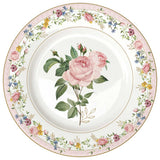 EASY LIFE Servizio Tavola Piatti Set 18 Pezzi in Porcellana Chant Des Roses