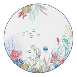 EASY LIFE Servizio Tavola Piatti Set 18 Pezzi in Porcellana Sea Breeze