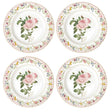 Set piatti dessert Easy Life in porcellana con decoro floreale 19 cm