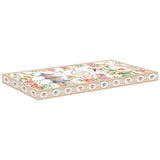 EASY LIFE Vassoio 35x15cm in Porcellana in Color Box Jardins D'Orient