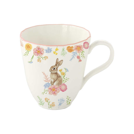 Tazza mug Tres Jolie Easy Life in porcellana decorata 320 ml