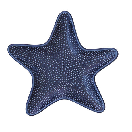 Insalatiera Stella Marina Easy Life in porcellana decoro marino 20x18,5 cm