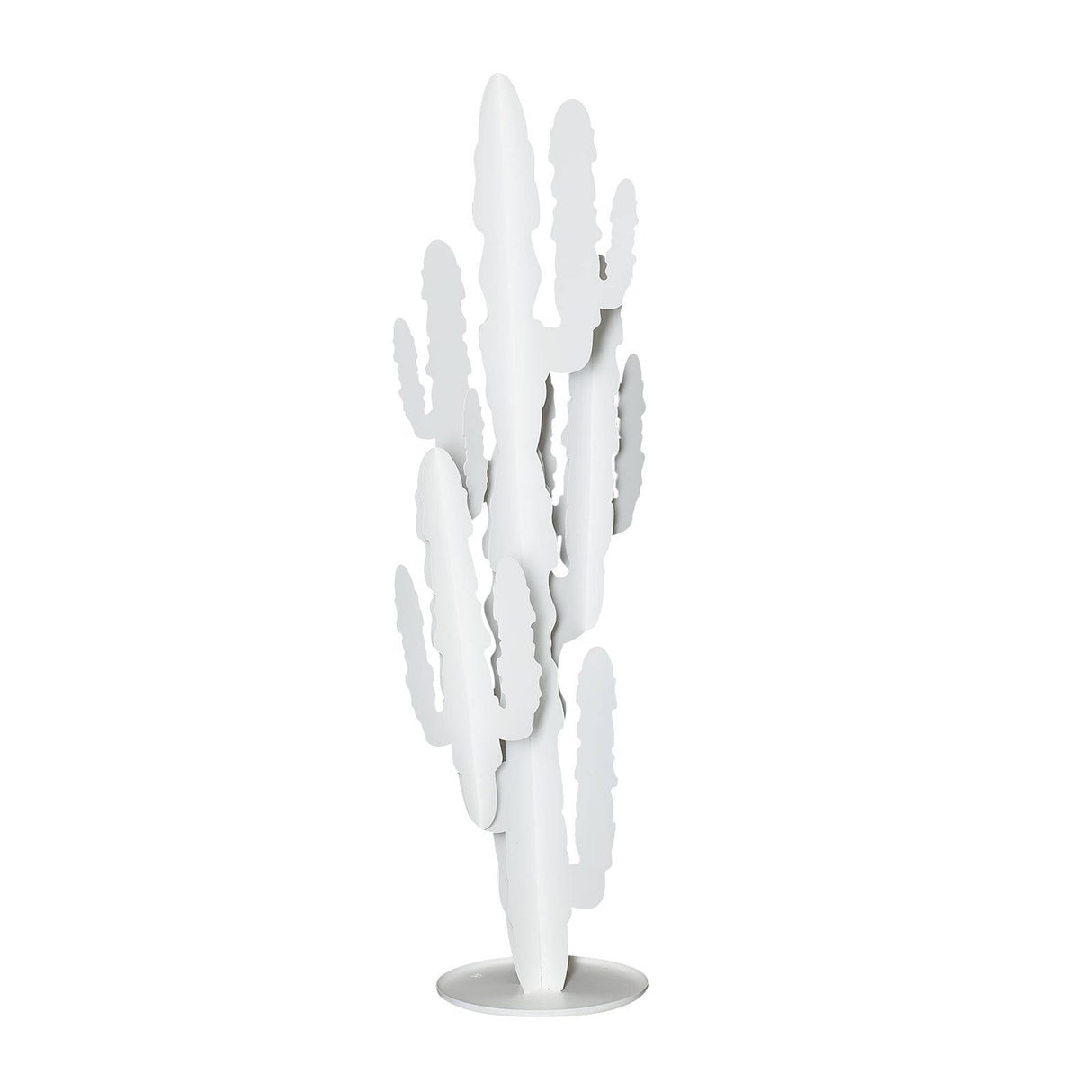 Pianta decorativa Cactus Arti & Mestieri in ferro bianco grande