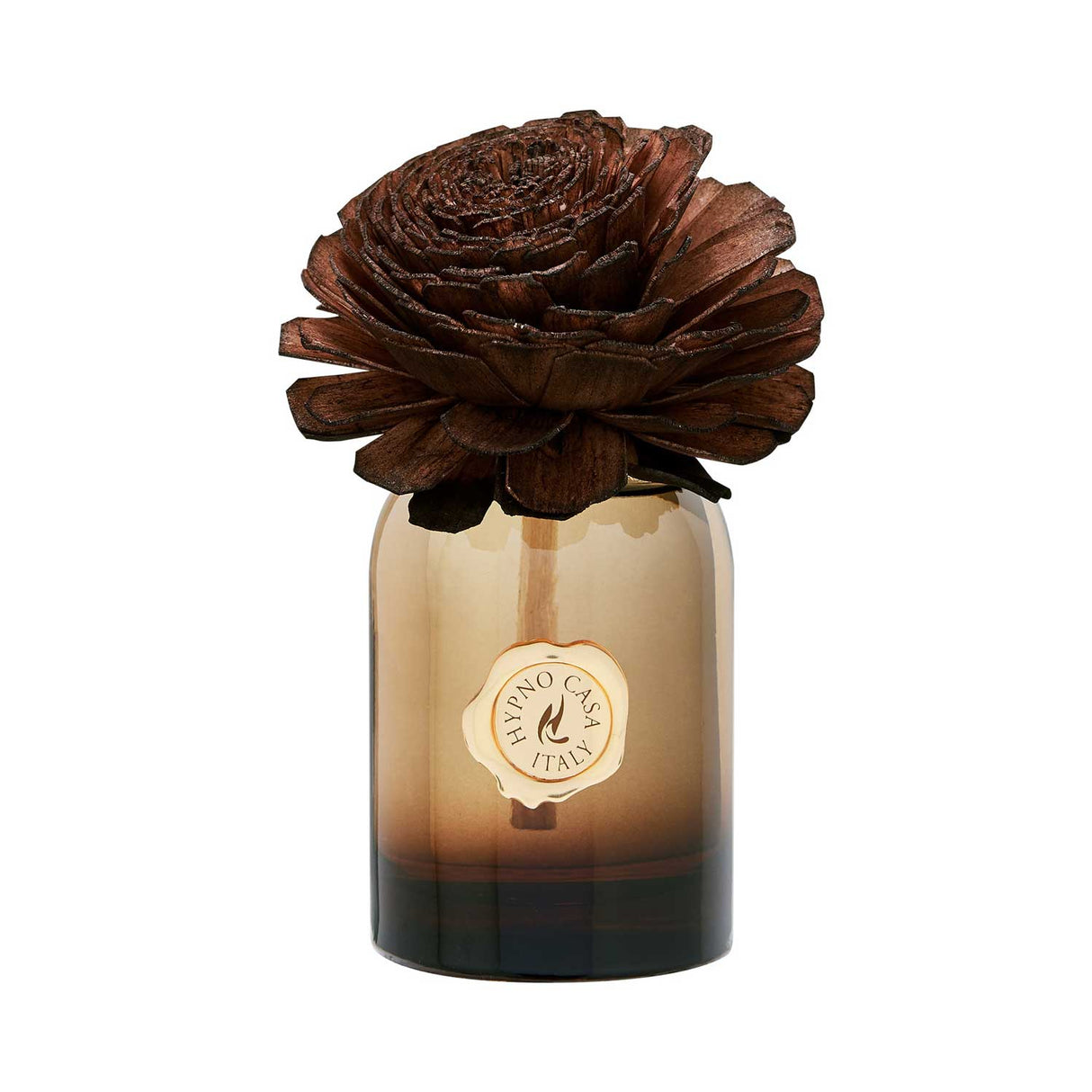 Diffusore a bastoncino Hypno Casa Legni Pregiati con fiore decorativo 100 ml
