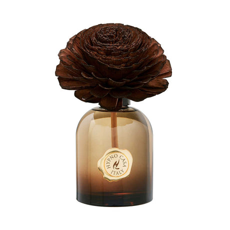 Diffusore a bastoncini Hypno Casa Legni Pregiati con fiore decorativo 250 ml