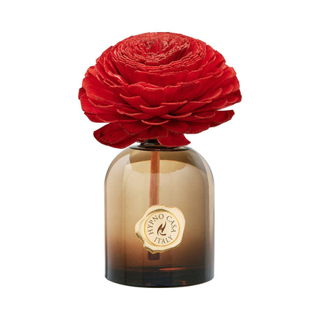 Diffusore a bastoncini Hypno Casa con fiore decorativo 250 ml Porpora