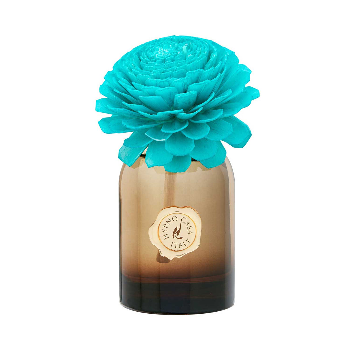 Diffusore a bastoncini Hypno Casa in vetro con fiore decorativo 100 ml