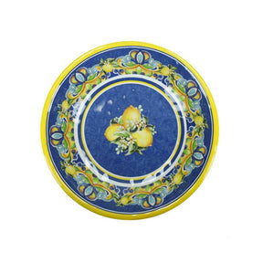 Insalatiera Citrus Blu Brandani in melamina decoro agrumi 35 cm