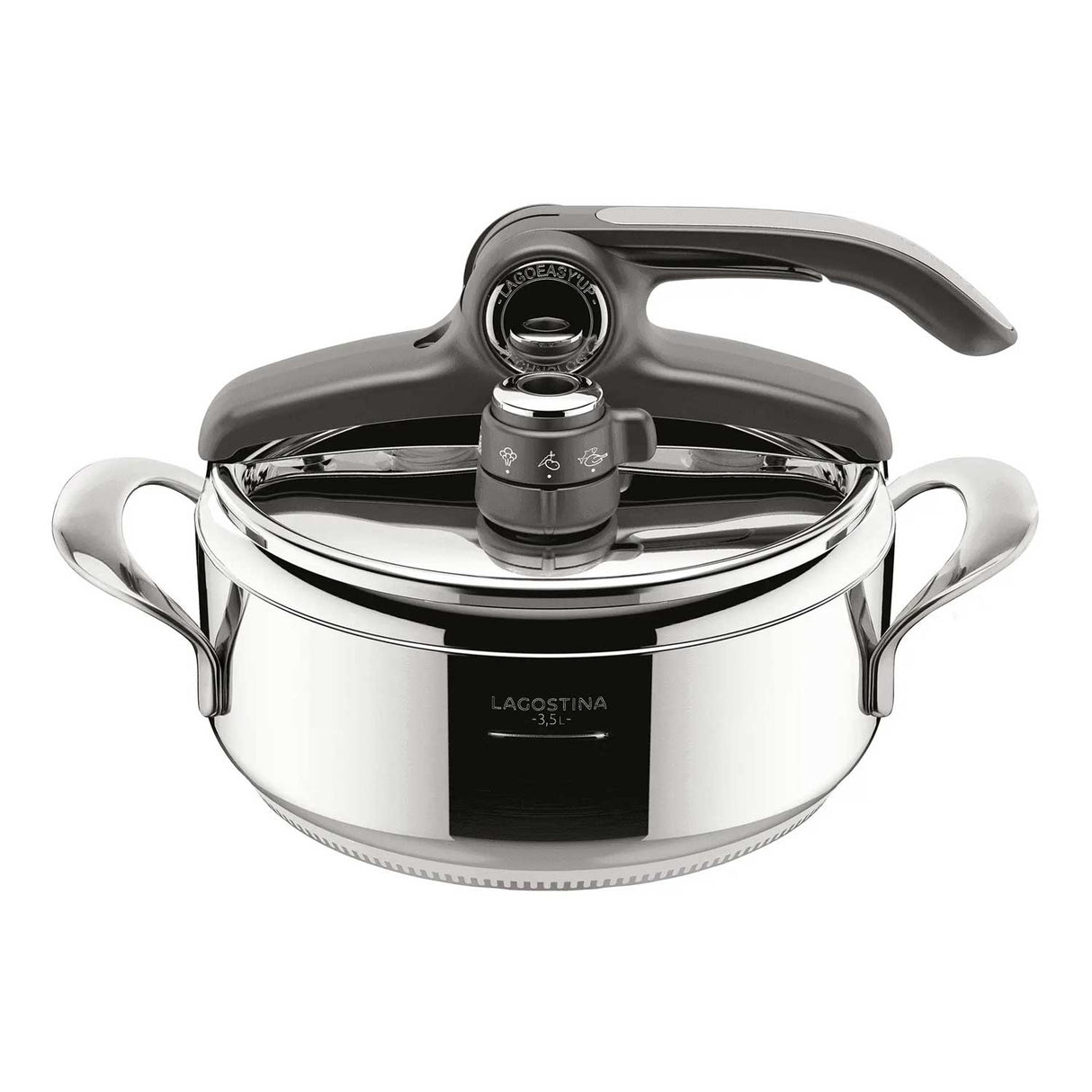 Pentola a pressione Lagostina Diva in acciaio inox 3,5 litri
