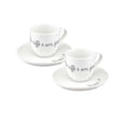 Set tazzine caffè Gli Onesti La Porcellana Bianca in porcellana 80ml