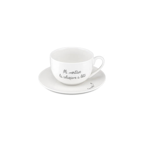Tazza colazione Gli Onesti La Porcellana Bianca in porcellana 450ml