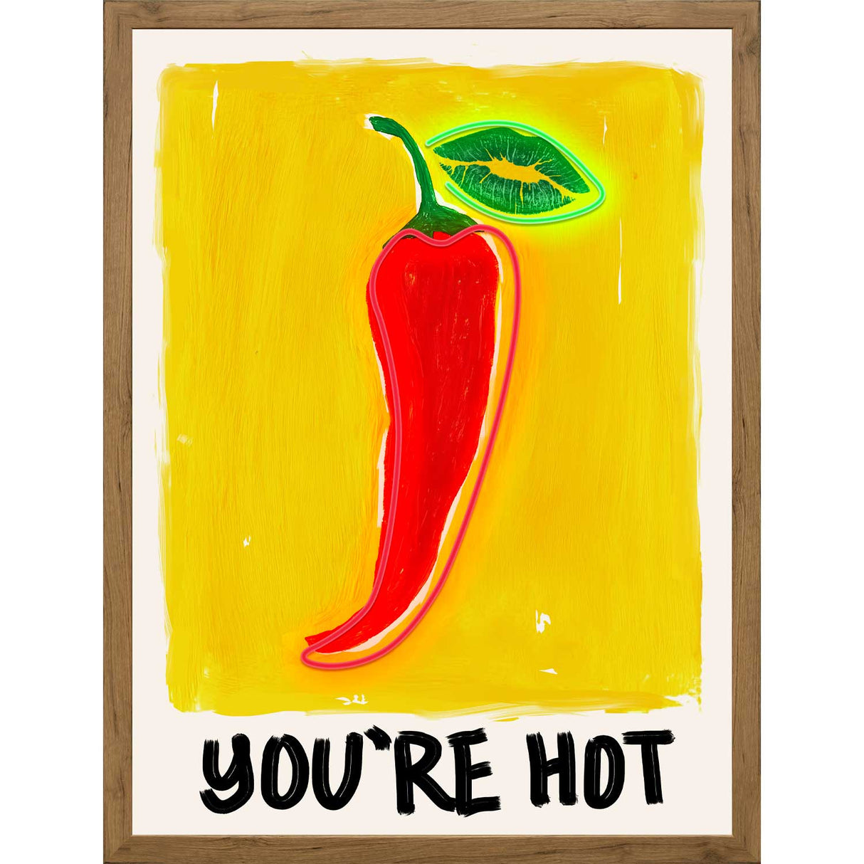 Quadro LED Chilly Palais Royal su tela pop art 45x60 cm