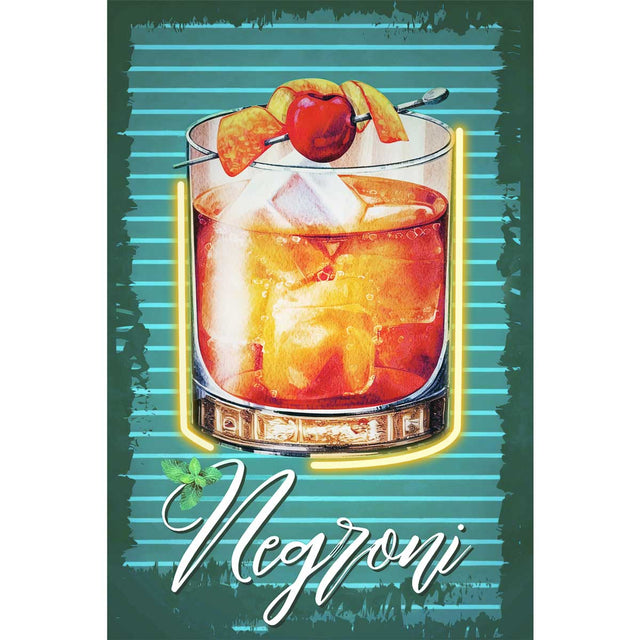 Quadro Negroni Palais Royal stampa su tela con luci LED 40x60 cm