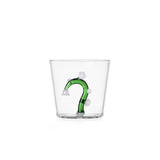 ICHENDORF Botanica Tumbler Bicchieri con Fiori Interni Set 6 Pezzi 300ml Vetro Borosilicato