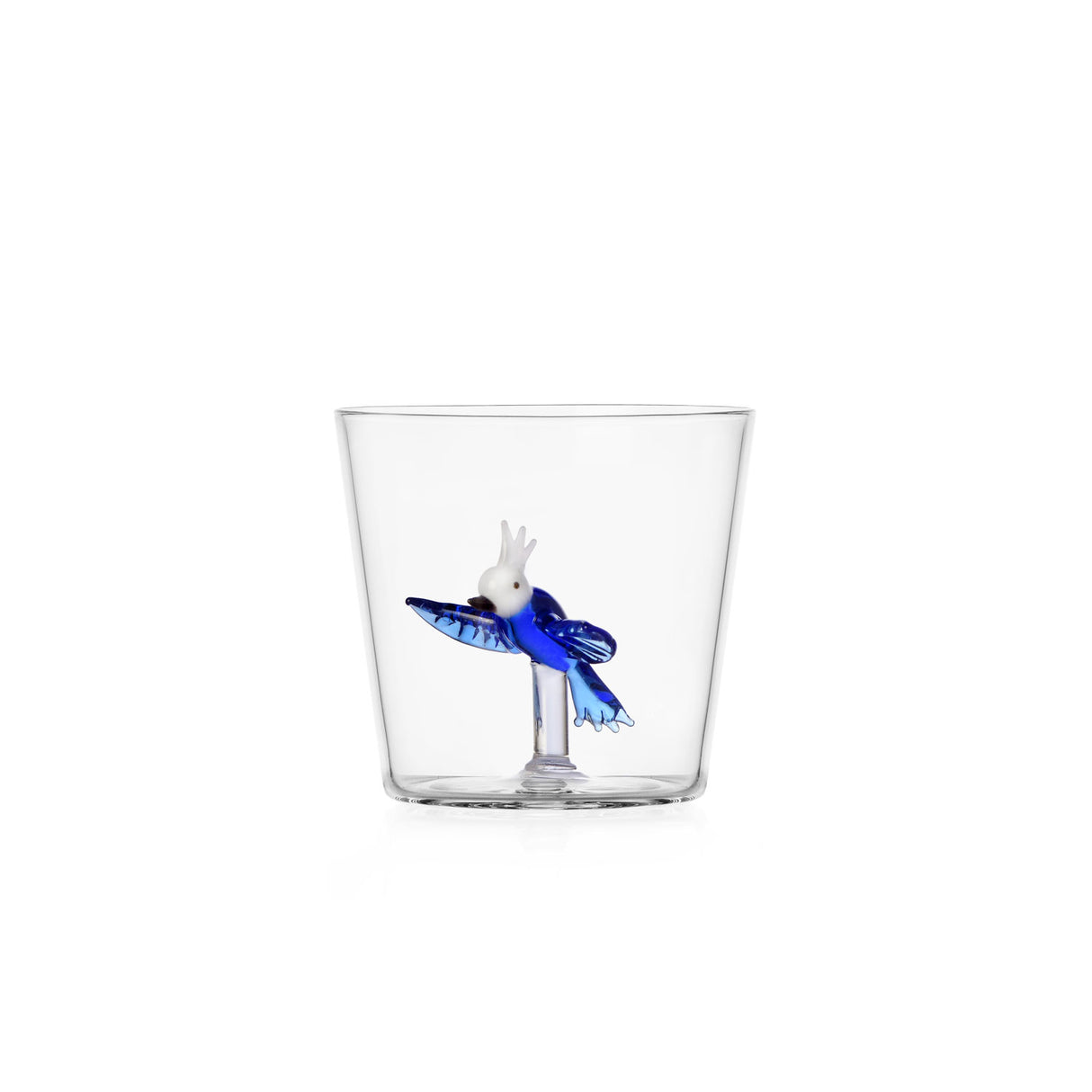 ICHENDORF Talking Trees Bicchieri con Uccelli Tropicali Set 6 Pezzi 300ml Vetro Borosilicato