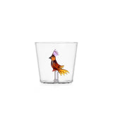 ICHENDORF Talking Trees Bicchieri con Uccelli Tropicali Set 6 Pezzi 300ml Vetro Borosilicato