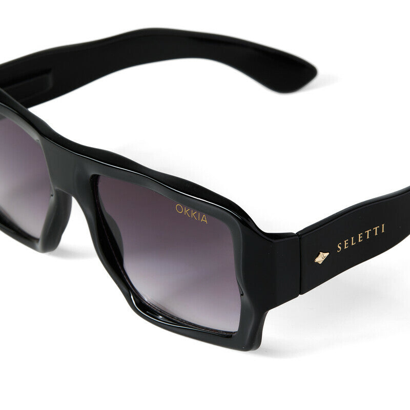 SELETTI x OKKIA Occhiali da Sole Kansas Unisex Neri