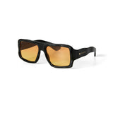 SELETTI x OKKIA Occhiali da Sole Kansas Unisex Neri Lenti Gialle