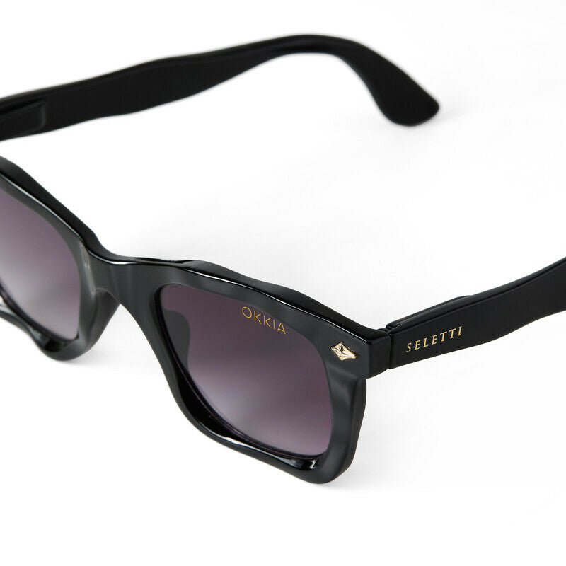 SELETTI x OKKIA Occhiali da Sole Dakota Unisex Neri