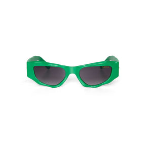Occhiali da sole Colorado Okkia Seletti in plastica verde lucida