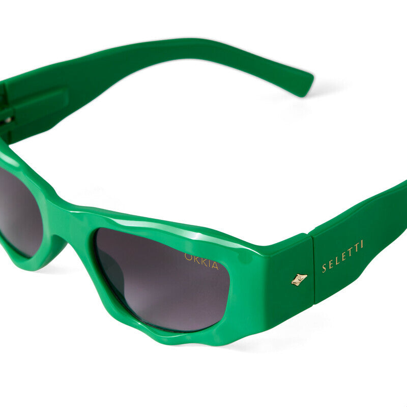 SELETTI x OKKIA Occhiali da Sole Colorado Unisex Verdi