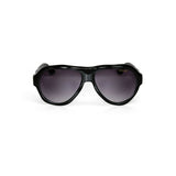 Occhiali da sole Florida Okkia Seletti oversize in acetato nero lucido