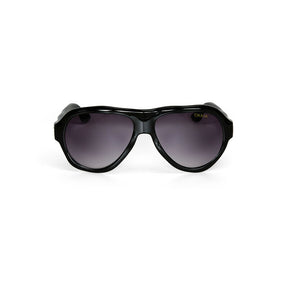Occhiali da sole Florida Okkia Seletti oversize in acetato nero lucido
