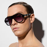 SELETTI x OKKIA Occhiali da Sole Florida Unisex Neri