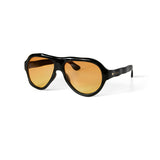 SELETTI x OKKIA Occhiali da Sole Florida Unisex Neri Lenti Gialle