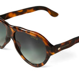 SELETTI x OKKIA Occhiali da Sole Florida Unisex Avana Lenti Verdi