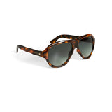 SELETTI x OKKIA Occhiali da Sole Florida Unisex Avana Lenti Verdi