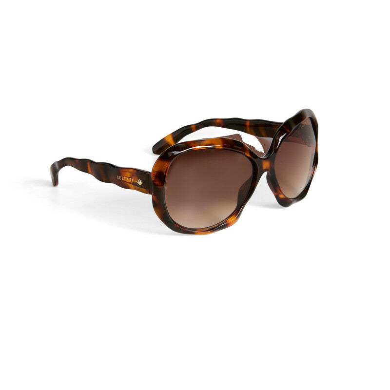 SELETTI x OKKIA Occhiali da Sole California Unisex Avana Lenti Marroni