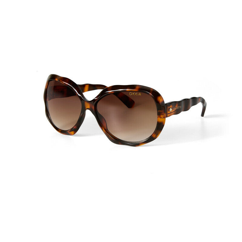 SELETTI x OKKIA Occhiali da Sole California Unisex Avana Lenti Marroni