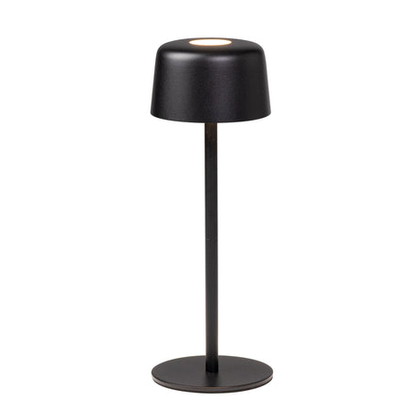 Lampada da tavolo Zafferano Ailati in metallo ricaricabile 25 cm