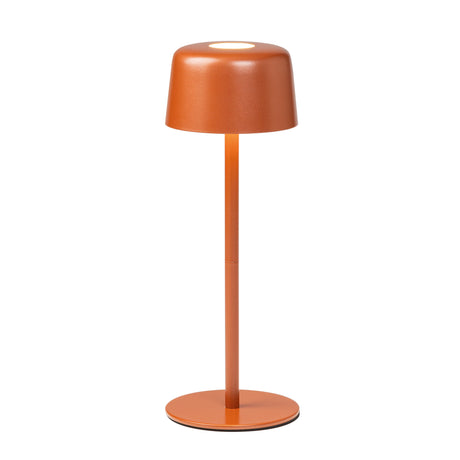 Lampada da tavolo Zafferano Ailati in metallo ricaricabile 25 cm