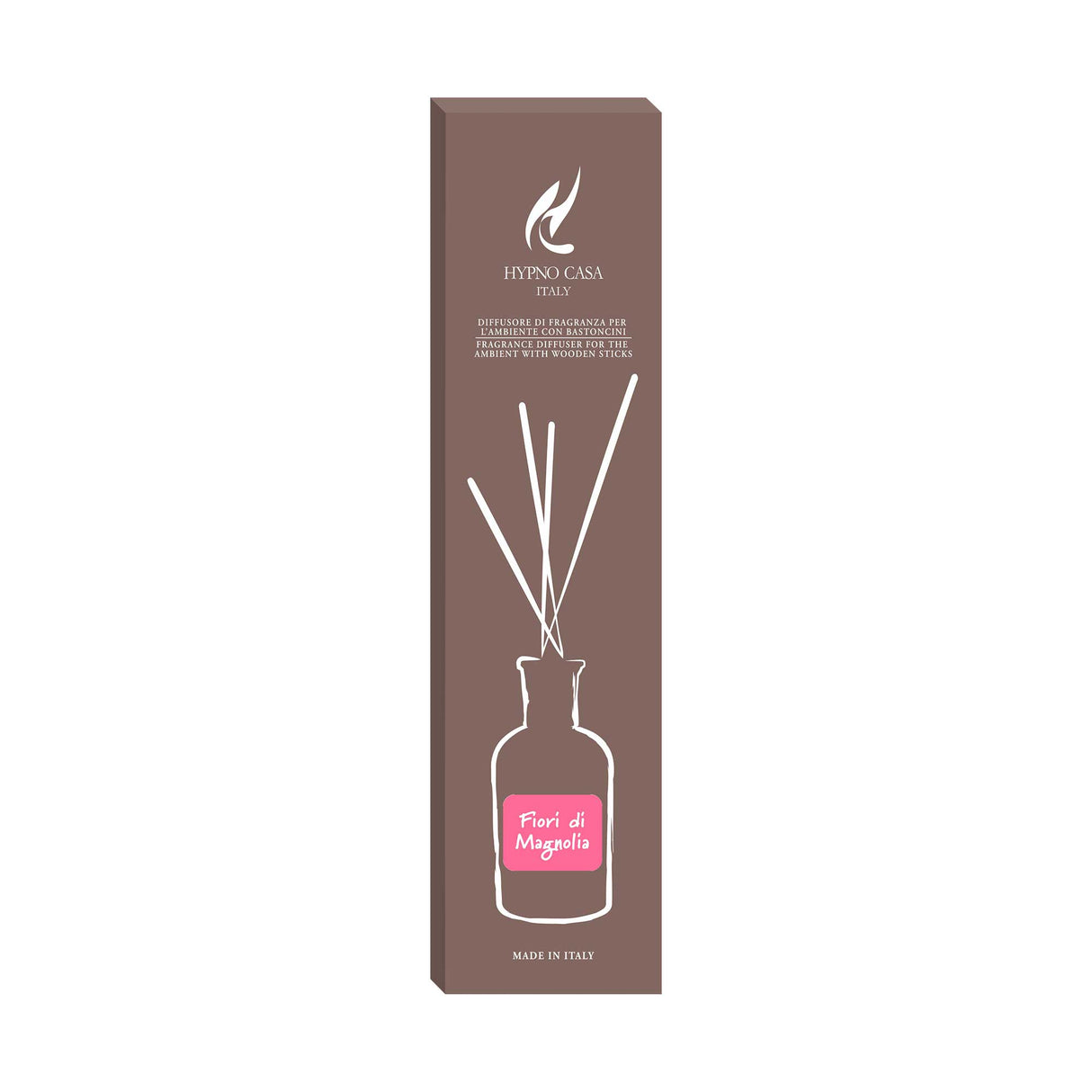 HYPNO CASA Profumatore Diffusore con Bastoncini Eco Chic Fori di Magnolia 250ml