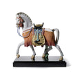 Scultura Il Cavallo della Speranza Lladrò in porcellana con dettagli oro