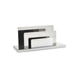 Porta buste liscio Cresia in acciaio inox 23x10 cm per ufficio